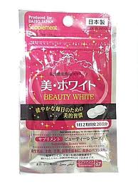 Daiso Beauty White วิตามินผิวขาว ปัจจุบันฮิตมากในญี่ปุ่น 